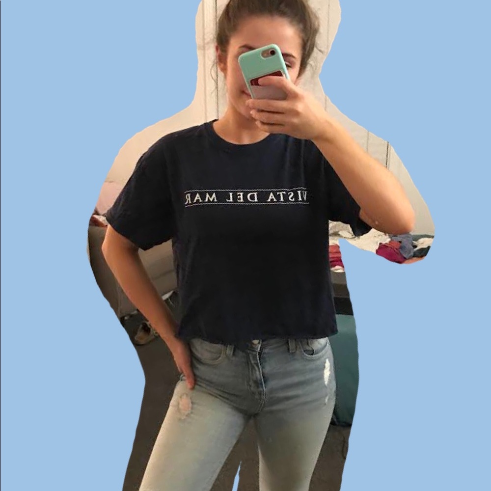 Vintage Graphic Cropped Tee